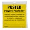 Allen Co Posted No Trespassing Sign, 12PK 15824 - alternate 1